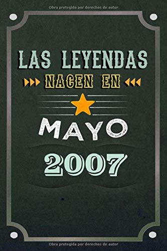 Las leyendas nacen en Mayo 2007: REGALO DE CUMPLEAÑOS, NACIDOS EN LOS AÑOS 2007 Regalos Creativos...