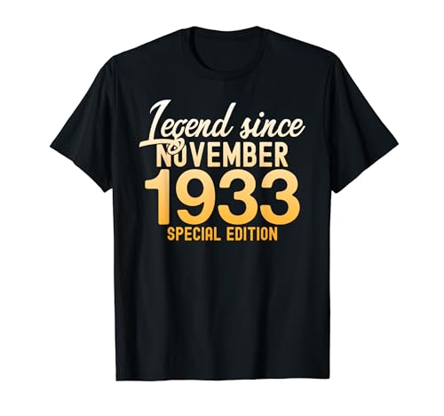 Fiesta Mujeres Hombres Leyenda desde noviembre Año de Camiseta