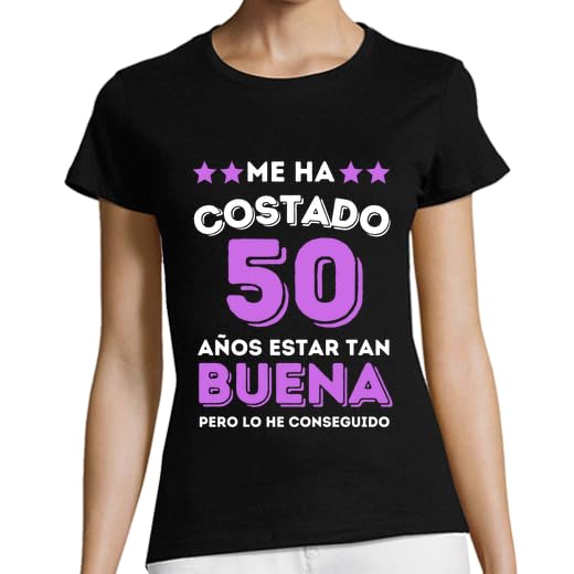 Camisetas Regalo Vintage 50 Cumpleaños Mujer - Camiseta 50 Años Mujer - Camiseta Vintage 1974 -...