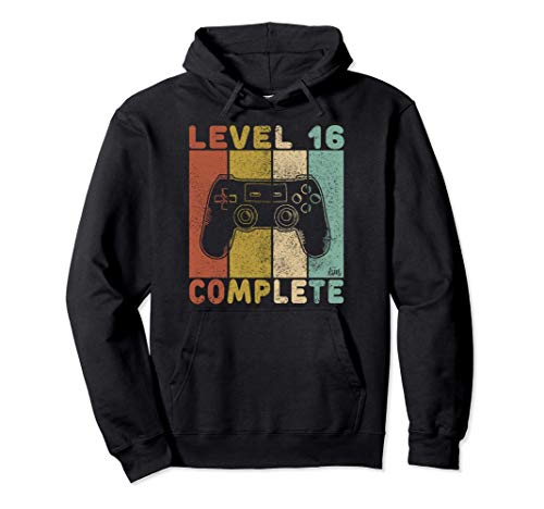 Camiseta Gamer Para Niños 16 Años Regalo 16 Cumpleaños Sudadera con Capucha