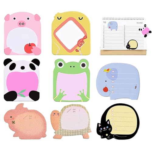 Sumnos 32 Paquete Pequeños Blocs de Notas para Regalos Infantiles, Notas Adhesivas de Dibujos...