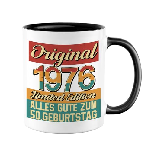 Taza de 50 cumpleaños, 1976, edición limitada, taza de café como regalo de cumpleaños, 50 ideas...