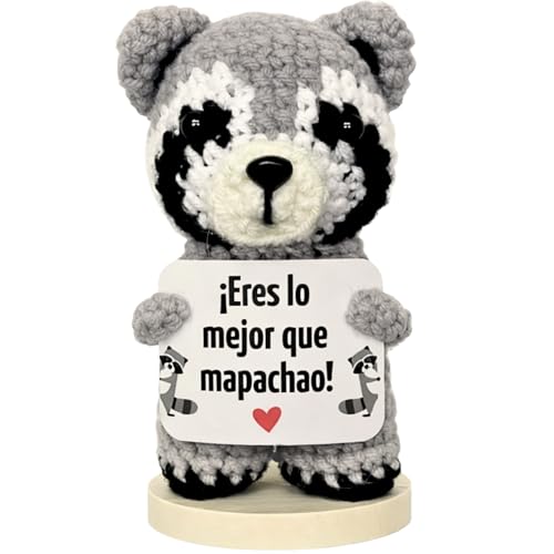 EQUIK PRODUCTS Mapache de Ganchillo – Regalo Aniversario para Pareja, Novia o Novio | Regalo...