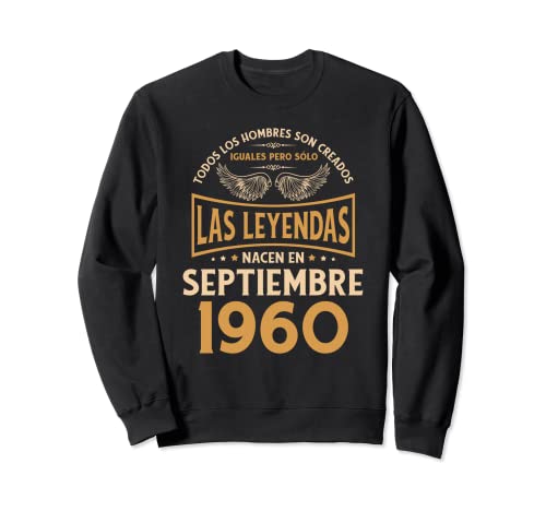 Cumpleaños Hombre Regalos Las Leyendas Septiembre 1960 Sudadera