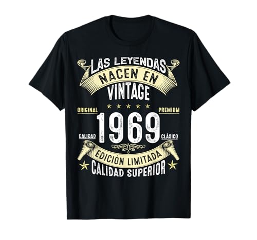 57 Años Cumpleaños Las Leyendas nacen en de 1969 Camiseta