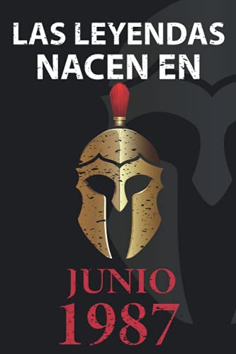 Las leyendas nacen en Junio 1987: Regalo de cumpleaños perfecto para hombre y mujer de 34 años I...