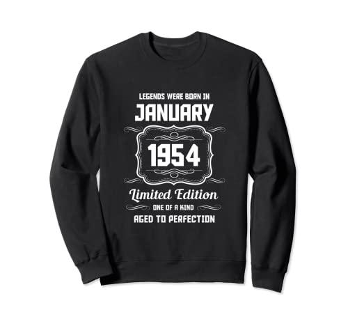 Feliz Cumpleaños Enero 1954 Sudadera