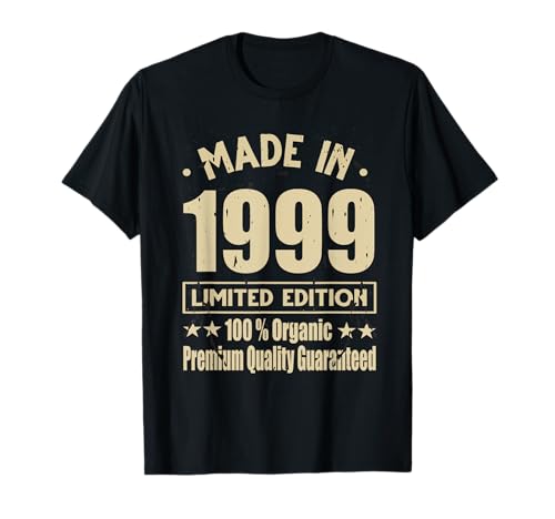 Edición Limitada 1999 Cumpleaños 1999 Nacido en 1999 Camiseta