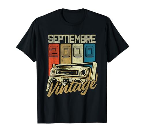 Septiembre 2000 Vintage - 26 Años Regalo Cumpleaños Hombre Camiseta