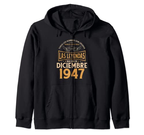 Cumpleaños Hombre Regalos Las Leyendas Diciembre 1947 Sudadera con Capucha