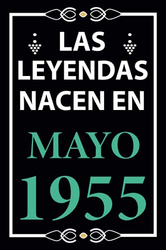 Las leyendas nacen en Mayo 1955: Regalo de cumpleaños perfecto para hombre y mujer de 66 años I...
