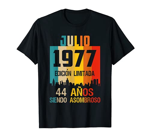 44 años shirt Cumpleaños Nacidos Julio 1977 Spanish Camiseta Camiseta