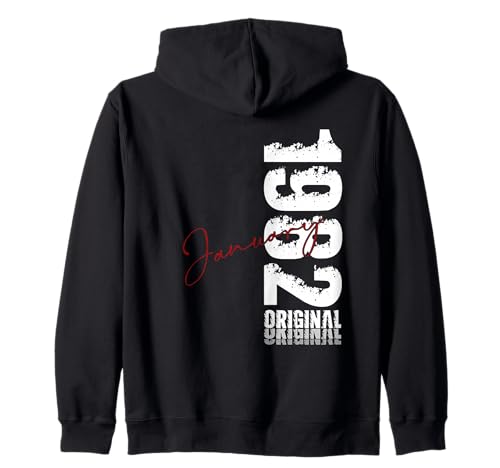 44 cumpleaños Hombre Mujer Regalo Enero 1982 Sudadera con Capucha