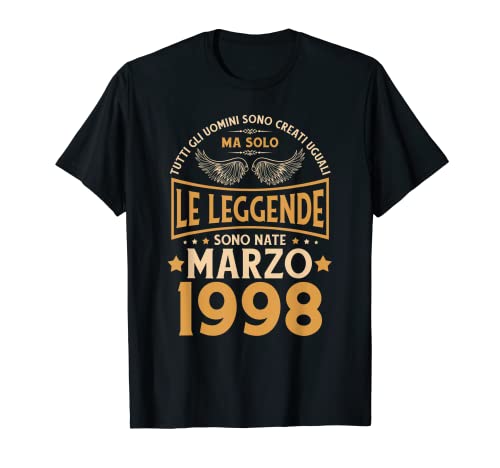 Cumpleaños Hombre Regalo Mujer Le Leyendas Marzo 1998 Camiseta