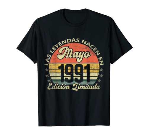 Las Leyendas nacen en Mayo 1991 32 cumpleaños Camiseta