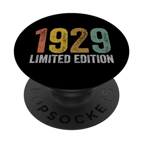 Cumpleaños 1929 PopSockets PopGrip Intercambiable