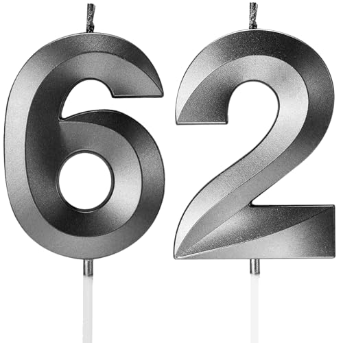 Velas de cumpleaños, velas de número, años de edad, para pasteles, feliz cumpleaños, diseño 3D,...