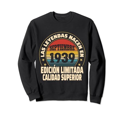 Edición Limitada Septiembre 1939 - Cumpleaños 85 Años Sudadera