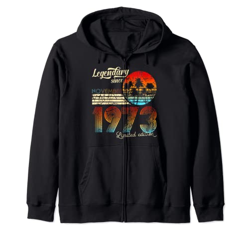 50. Legendario De Cumpleaños Desde Noviembre De 1973 Regalo. Sudadera con Capucha