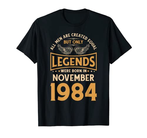 Las leyendas de cumpleaños nacieron en noviembre de 1984. Camiseta