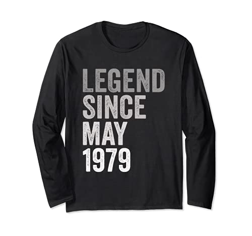 Leyenda Desde Mayo de 1979 Año de Cumpleaños Manga Larga