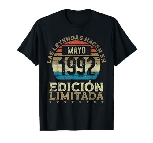 Las Leyendas nacen en Mayo de 1992 - 34 Años Cumpleaños Camiseta