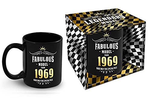 Bombo Taza de cumpleaños con año de nacimiento 1969