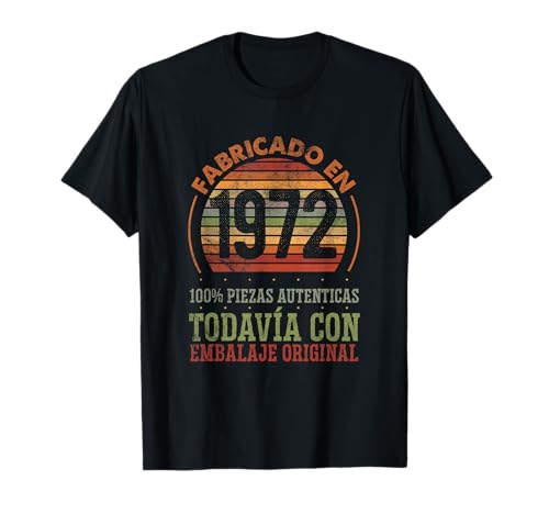 52 Años Cumpleaños Hombre Nacido En 1972 Regalo de 52 Años Camiseta