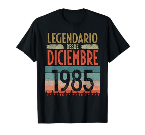 Diciembre 1985 Vintage - 40 Años Regalo Cumpleaños Hombre Camiseta