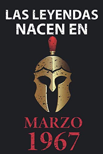 Las leyendas nacen en marzo 1967: Regalo de cumpleaños perfecto para hombre y mujer de 54 años I...