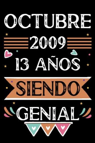 CUADERNO, Octubre 2009,13 Años Siendo Genial: Libro de visitas, cuaderno, 110 páginas de...