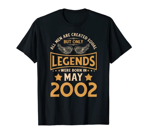 Las leyendas de cumpleaños nacieron en mayo de 2002. Camiseta