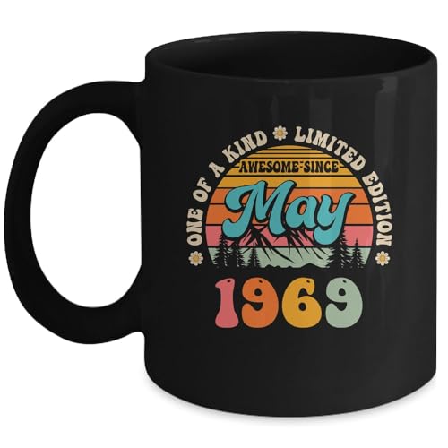 Taza De Té 56Th Years Old Awesome Since May 1969 56Th Birthday Tazas Desayuno Premium Taza De...