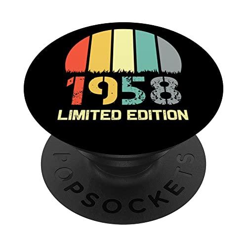Born In 1958 Edición Limitada 1958 Cumpleaños Popsocket 1958 PopSockets PopGrip Intercambiable