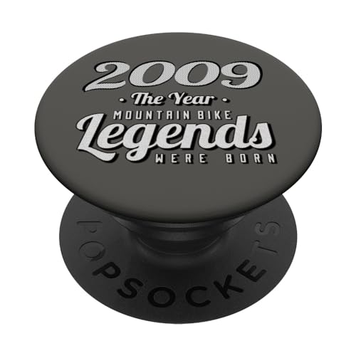 MTB Bike Ciclista Mountainbike Nacido 2009 Cumpleaños Bici PopSockets PopGrip Adhesivo