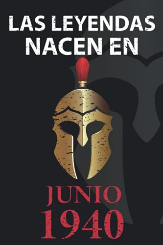 Las leyendas nacen en Junio 1940: Regalo de cumpleaños perfecto para hombre y mujer de 81 años I...
