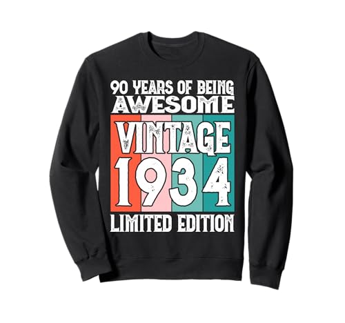 Edición Limitada 90 cumpleaños Nacido en 1934 Sudadera