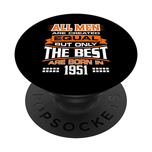 Regalos de cumpleaños 72 para él, regalo para hombres de 72 años 1951 PopSockets PopGrip...