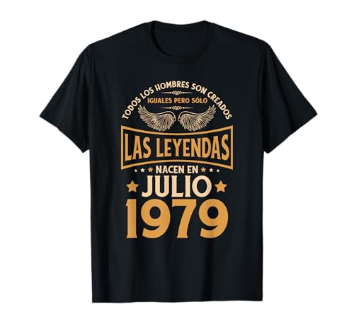 Cumpleaños Hombre Regalos Las Leyendas Julio 1979 Camiseta