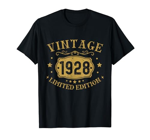 Vintage 1928/97.os regalos de cumpleaños 97 años para Camiseta
