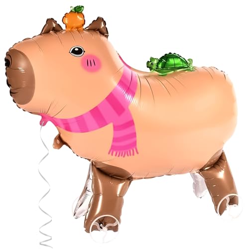 Globos Decorativos Capibara, Globos de Fiesta Capibara, Globo de Aluminio Capibara, Decoración para...