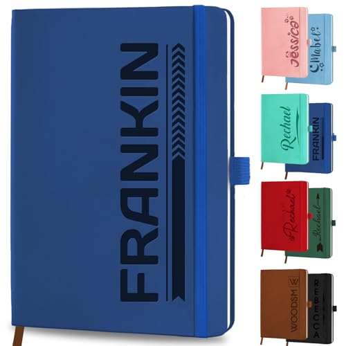 Libreta Personalizada Cuaderno Personalizadocon con Nombre, Texto y Logotipo Grabados, Regalos...