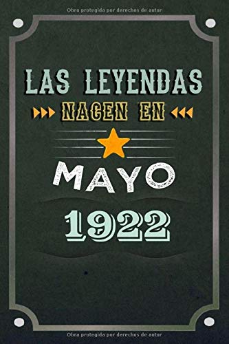 Las leyendas nacen en Mayo 1922: REGALO DE CUMPLEAÑOS, NACIDOS EN LOS AÑOS 1922 Regalos Creativos...