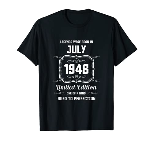 Feliz Cumpleaños Julio 1948 Camiseta