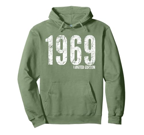 1969 Edición Limitada Clásico Nacido en 1969 Retro Cumpleaños Sudadera con Capucha