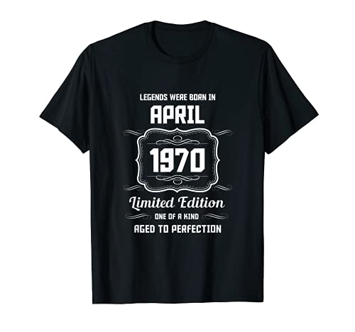 Las leyendas nacieron en abril de 1970 Camiseta