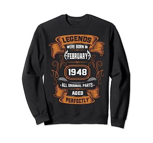 Las leyendas nacieron en febrero de 1948 regalo de cumpleaños Sudadera