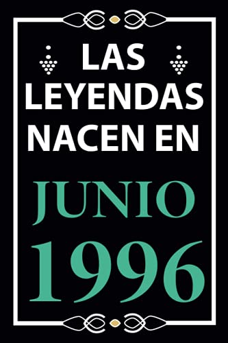 Las leyendas nacen en Junio 1996: Regalo de cumpleaños perfecto para hombre y mujer de 25 años I...