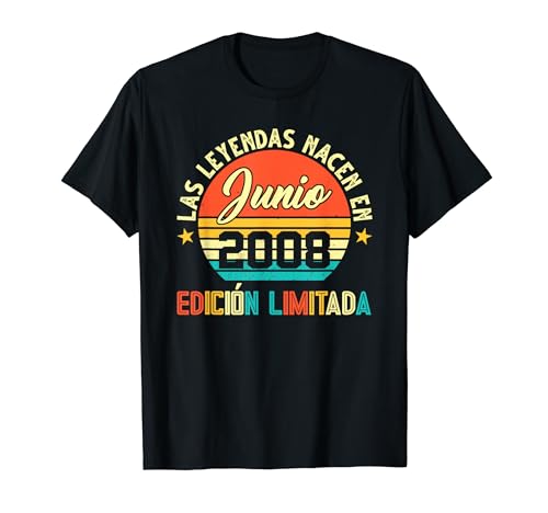 Las Leyendas nacen en Junio 2008 13 Años Camiseta