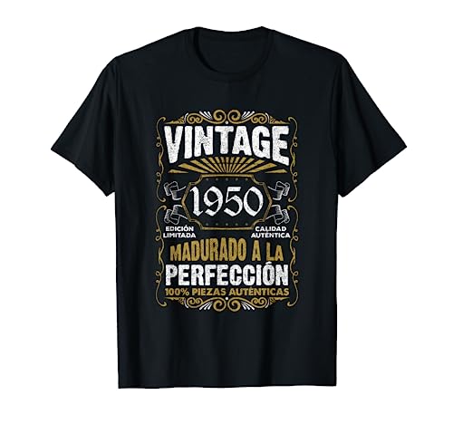 73 Años Cumpleaños Vintage 1950 Hombre Divertido Regalo Camiseta